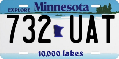 MN license plate 732UAT