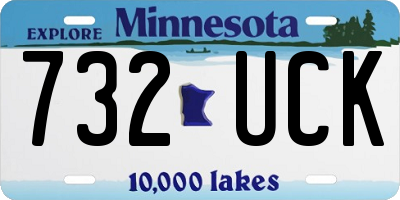 MN license plate 732UCK