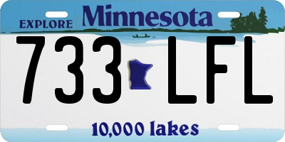 MN license plate 733LFL