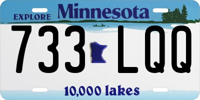 MN license plate 733LQQ