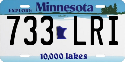 MN license plate 733LRI