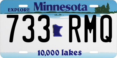 MN license plate 733RMQ