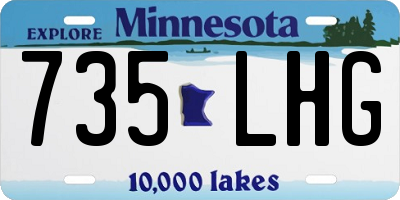 MN license plate 735LHG