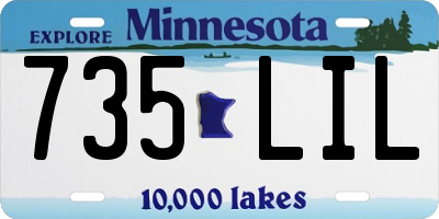 MN license plate 735LIL