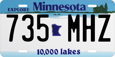 MN license plate 735MHZ
