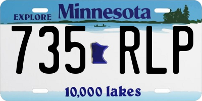MN license plate 735RLP