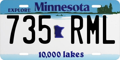MN license plate 735RML