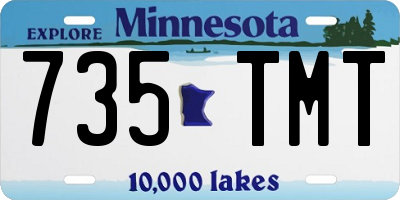 MN license plate 735TMT