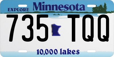 MN license plate 735TQQ