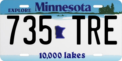 MN license plate 735TRE