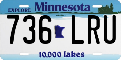 MN license plate 736LRU