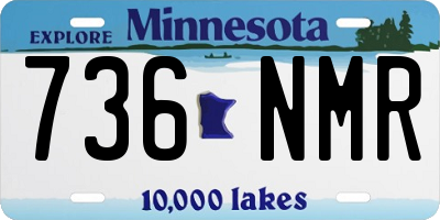 MN license plate 736NMR