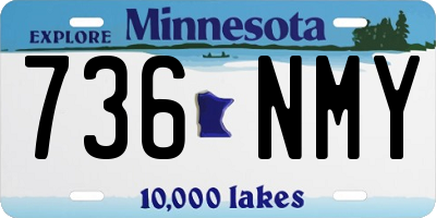 MN license plate 736NMY