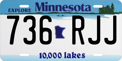 MN license plate 736RJJ