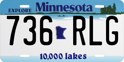 MN license plate 736RLG