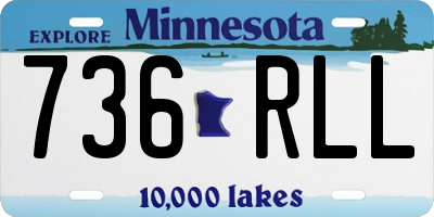 MN license plate 736RLL