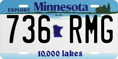 MN license plate 736RMG