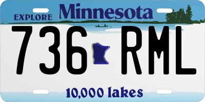 MN license plate 736RML