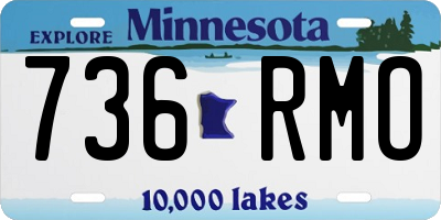 MN license plate 736RMO