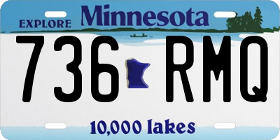 MN license plate 736RMQ