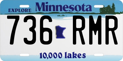 MN license plate 736RMR