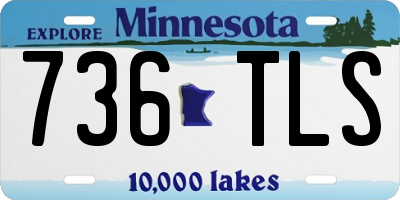 MN license plate 736TLS
