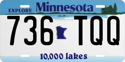 MN license plate 736TQQ