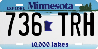 MN license plate 736TRH