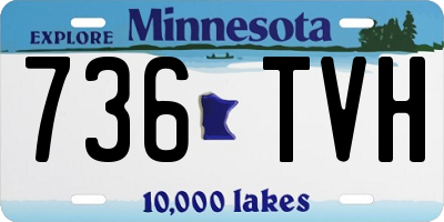 MN license plate 736TVH