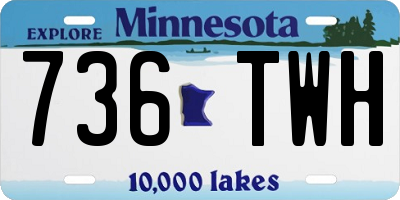 MN license plate 736TWH