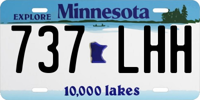 MN license plate 737LHH