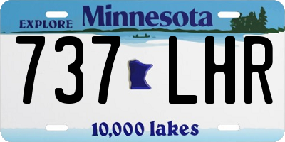 MN license plate 737LHR