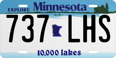 MN license plate 737LHS