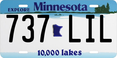 MN license plate 737LIL