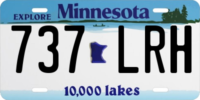MN license plate 737LRH