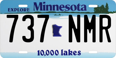 MN license plate 737NMR