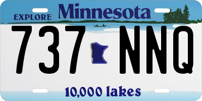 MN license plate 737NNQ