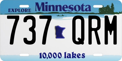 MN license plate 737QRM