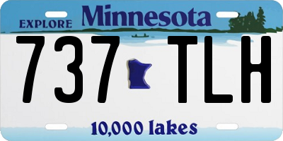 MN license plate 737TLH