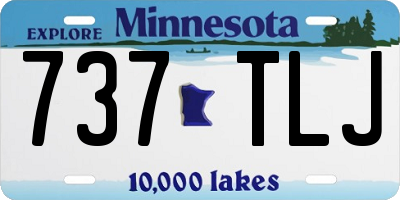 MN license plate 737TLJ