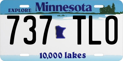 MN license plate 737TLO