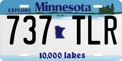 MN license plate 737TLR