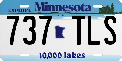 MN license plate 737TLS