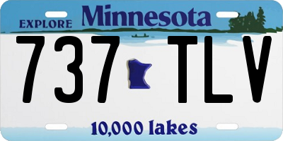 MN license plate 737TLV