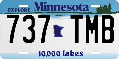 MN license plate 737TMB