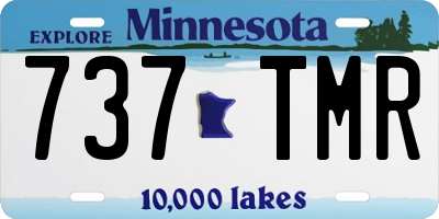 MN license plate 737TMR