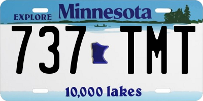 MN license plate 737TMT