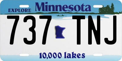 MN license plate 737TNJ