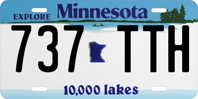 MN license plate 737TTH
