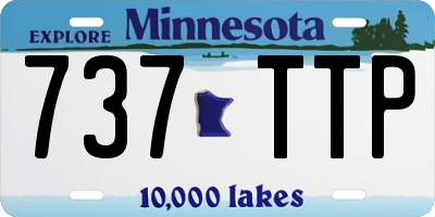 MN license plate 737TTP